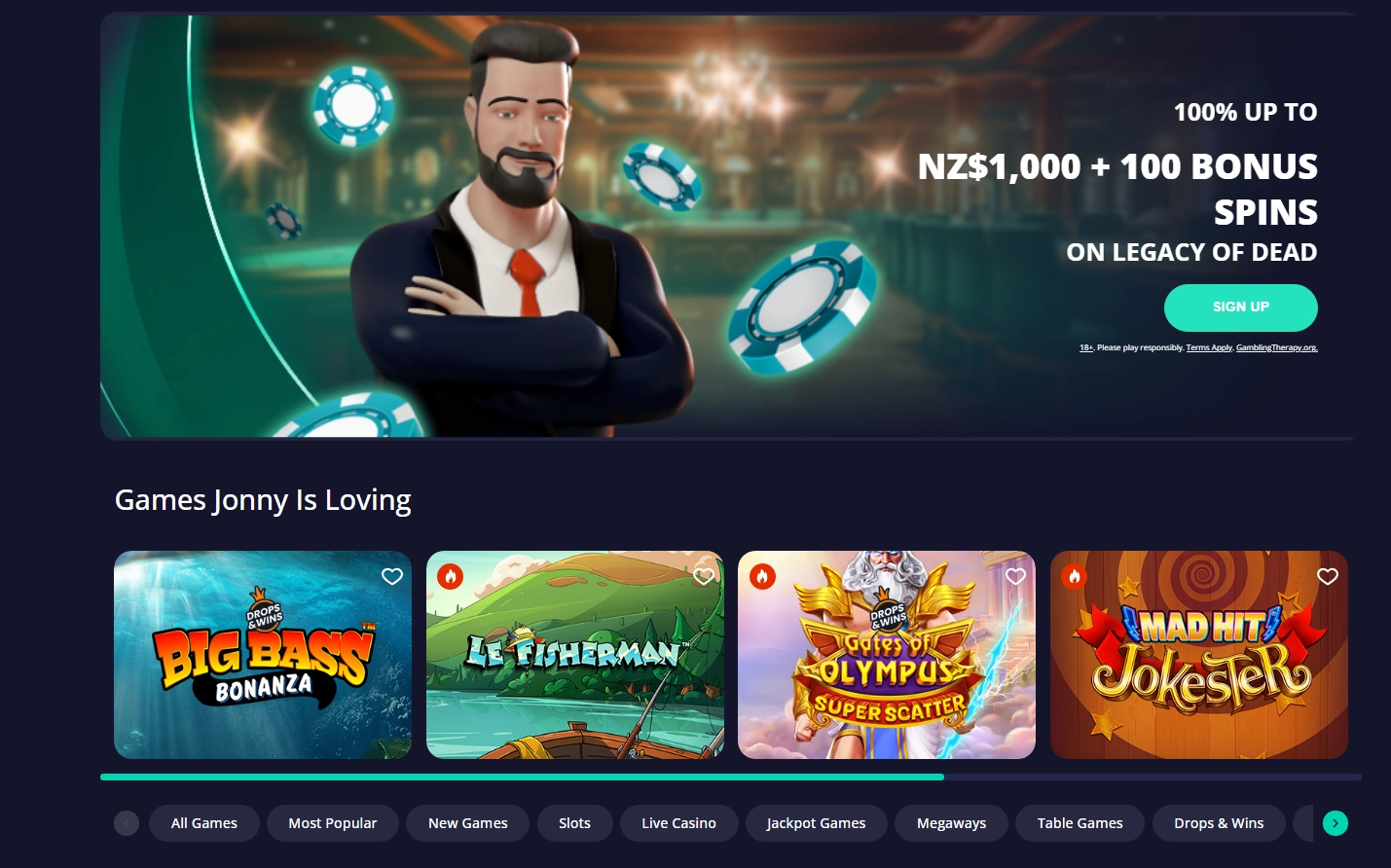 Jonnyjackpot Casino